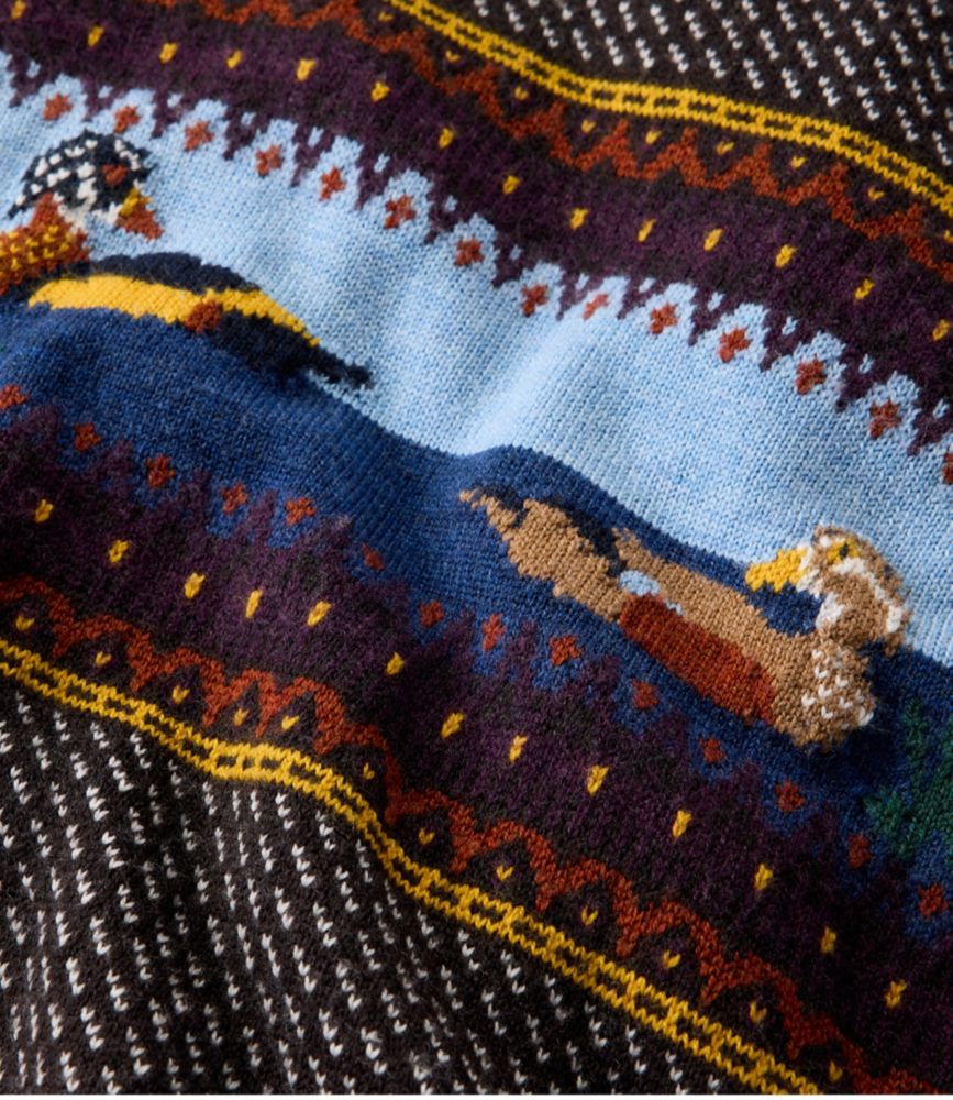 Men's Essential Merino Sweaters, Crewneck, Pattern