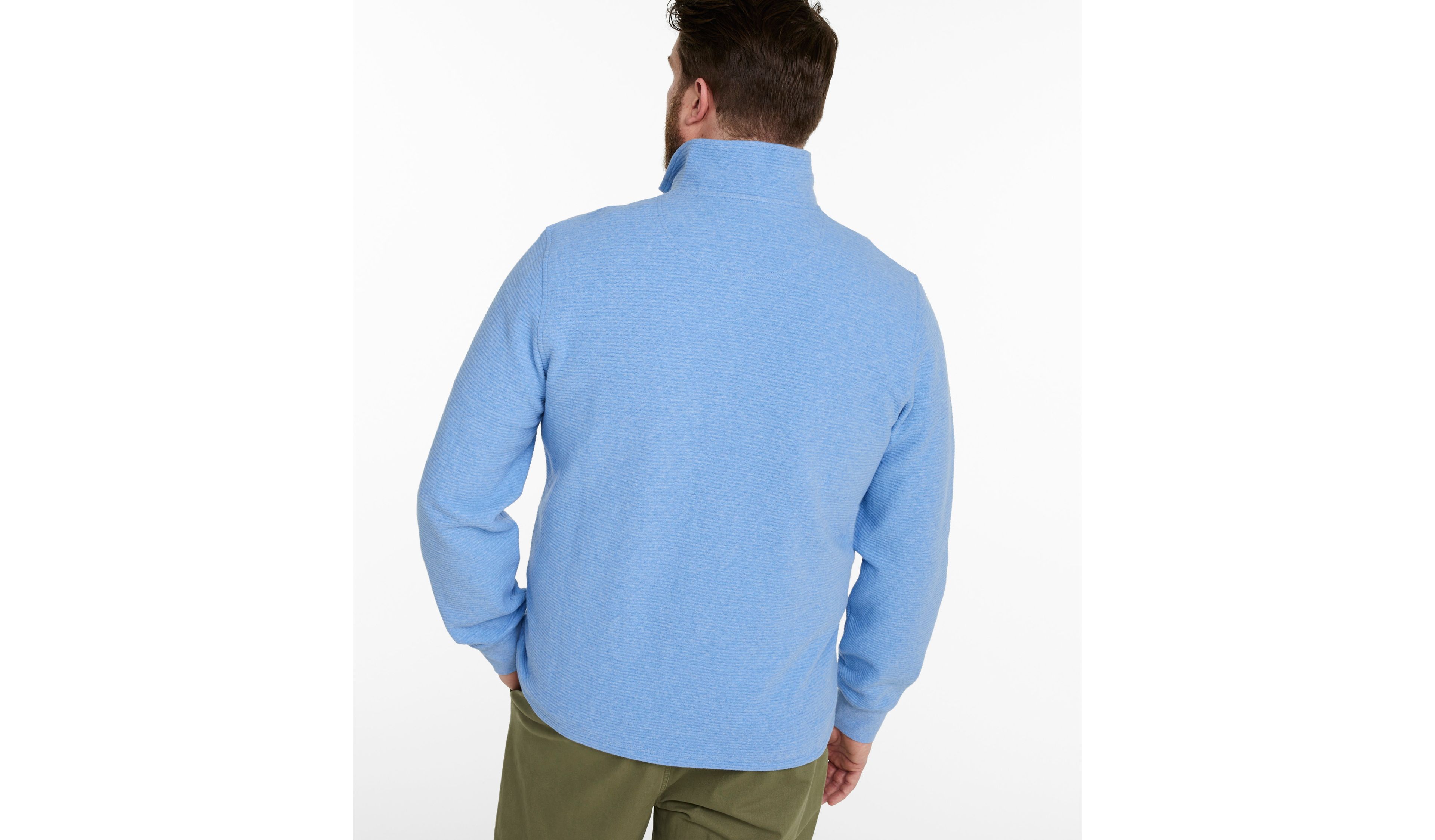 Men's Lakewashed Double-Knit Full-Zip