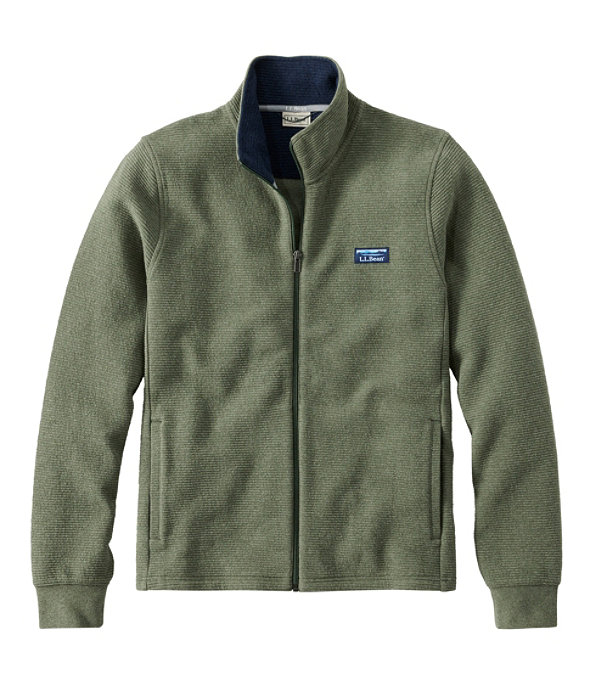 Lakewashed Double-Knit Full-Zip Jacket, Thyme Heather, large image number 0