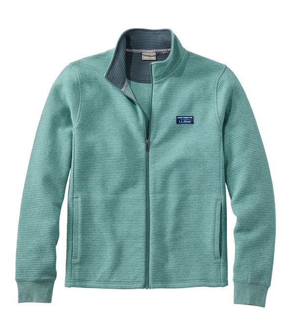 Lakewashed Double-Knit Full-Zip Jacket, Faded Sage Heather, large image number 0
