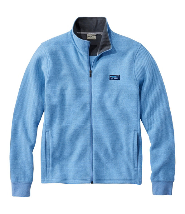 Lakewashed Double-Knit Full-Zip Jacket, Lake Heather, large image number 0