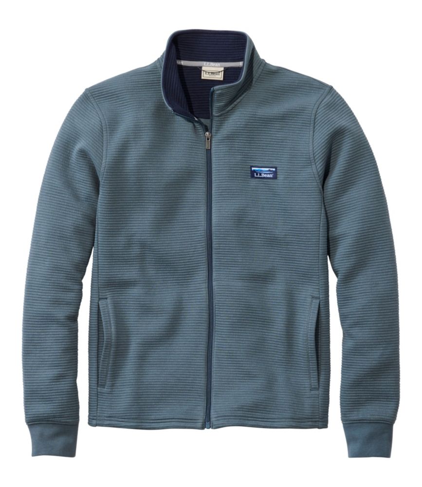 Lakewashed Double-Knit Full-Zip Jacket