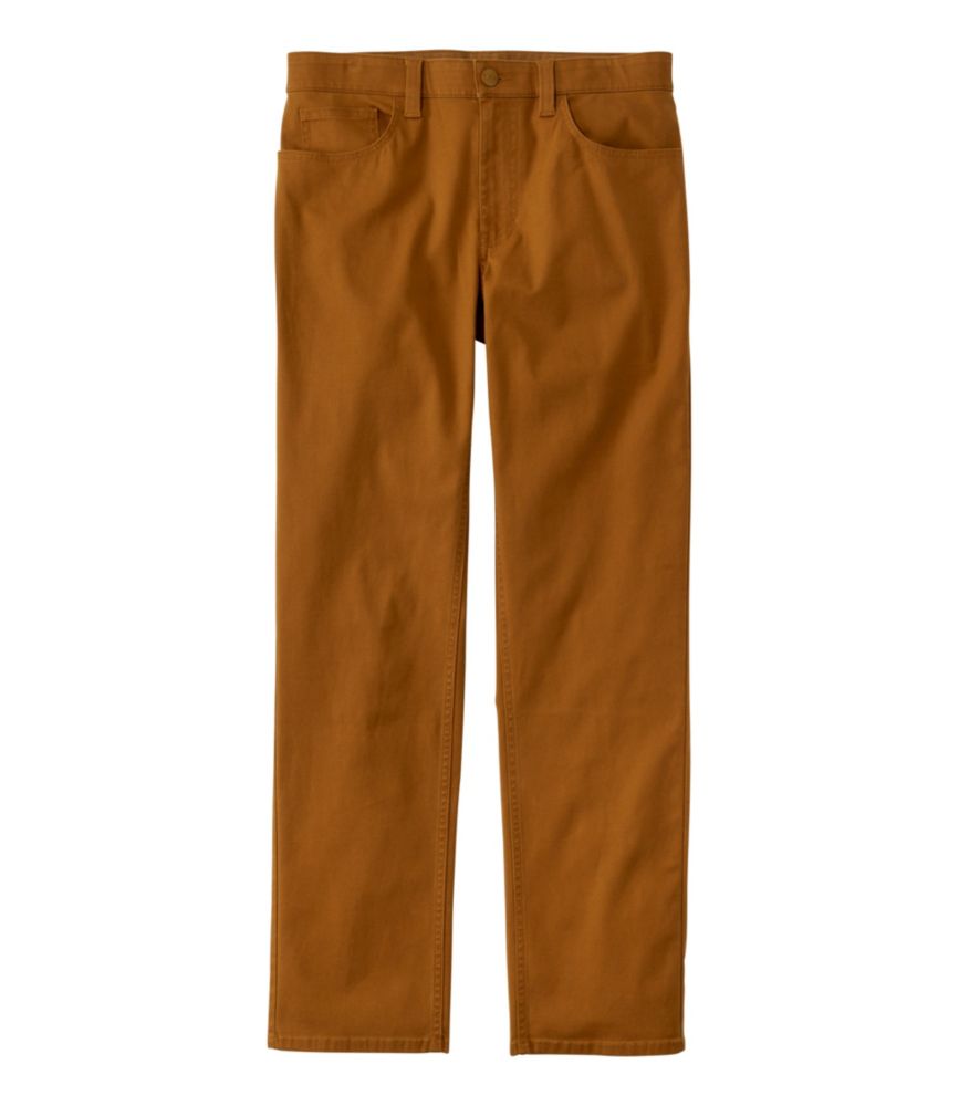 Men's BeanFlex® Performance Canvas Pants, Five-Pocket, Standard Fit, Straight Leg, Allspice, small image number 1