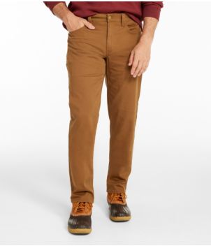 Men's BeanFlex® Performance Canvas Pants, Five-Pocket, Standard Fit, Straight Leg, New