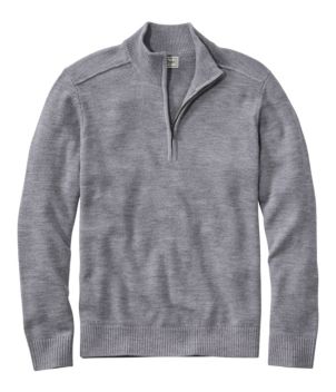Men's Essential Merino Sweaters, Quarter-Zip, New