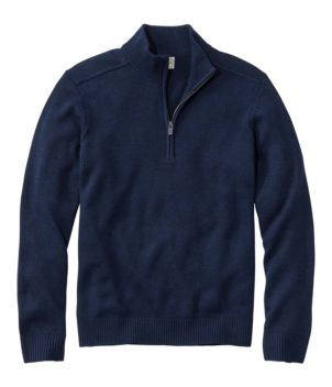 Men's Essential Merino Sweaters, Quarter-Zip, New