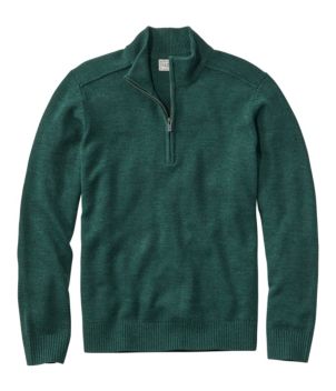 Men's Essential Merino Sweaters, Quarter-Zip, New