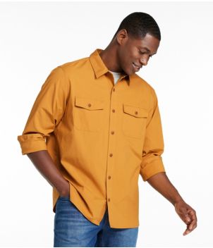 Men's Riverton Ripstop Shirt, Long-Sleeve, Traditional Untucked Fit, New