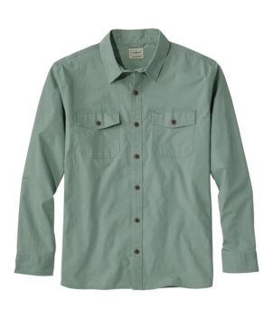 Men's Riverton Ripstop Shirt, Long-Sleeve, Traditional Untucked Fit, New