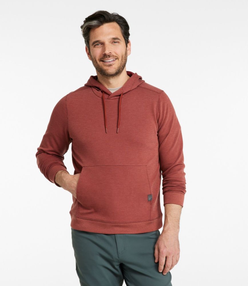 Men's Mountainside Micro Waffle Hoodie, Carbon Navy, small image number 2