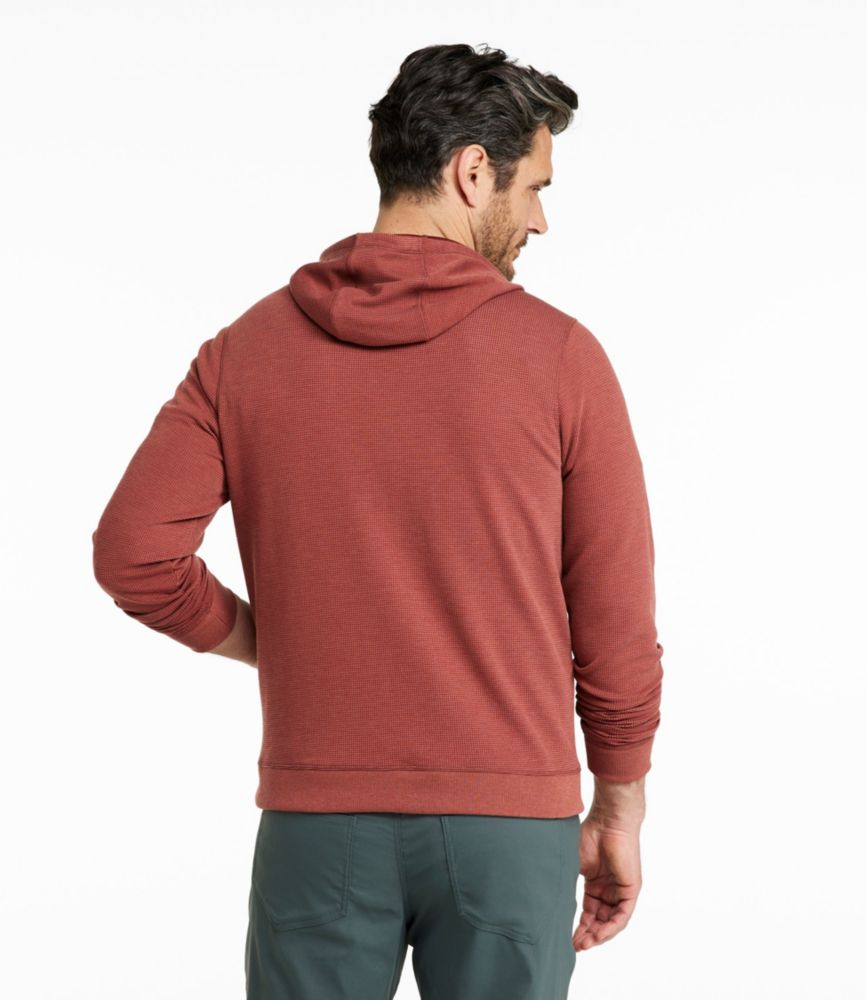 Men's Mountainside Micro Waffle Hoodie, Carbon Navy, small image number 3