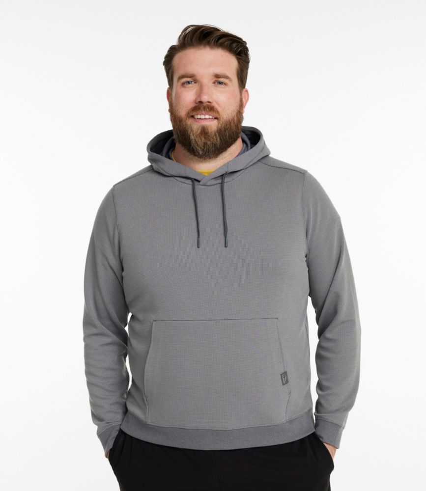 Men's Mountainside Micro Waffle Hoodie, Carbon Navy, small image number 4