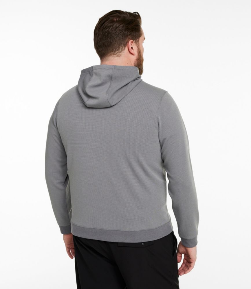 Men's Mountainside Micro Waffle Hoodie, Carbon Navy, small image number 5