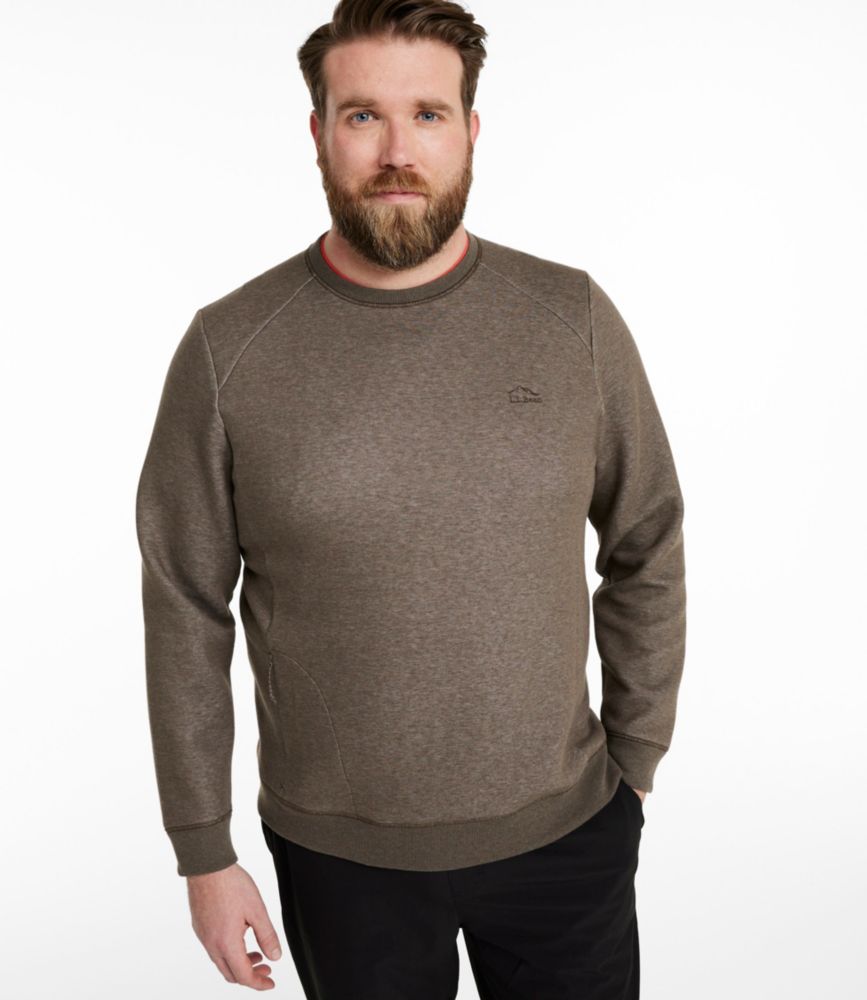 Men's Multisport Crewneck Sweatshirt, Dark Cinder Heather, small image number 4