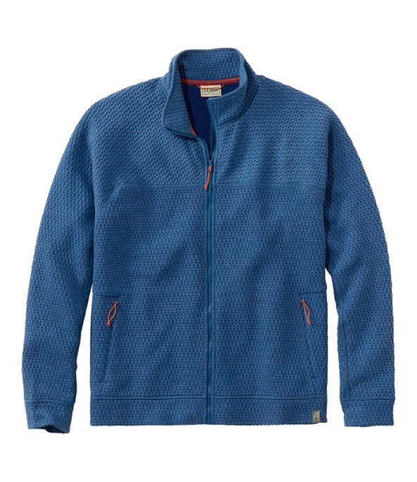 Ridgeknit Full-Zip Jacket, Dark Marine Blue, large image number 0