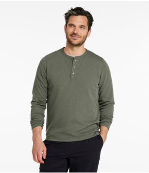 Men's Mountainside Micro Waffle Henley, New