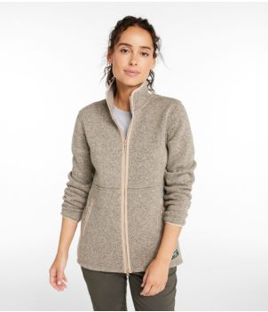 Women's Bean's Sweater Fleece Full-Zip Coat, New
