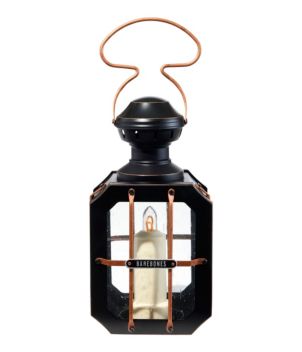 Barebones Box Lantern with Flameless Candle Set, New