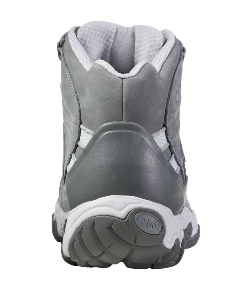 Women's Oboz Bridger Mid B-Dry Hiking Boots, Hazy Gray, small image number 3