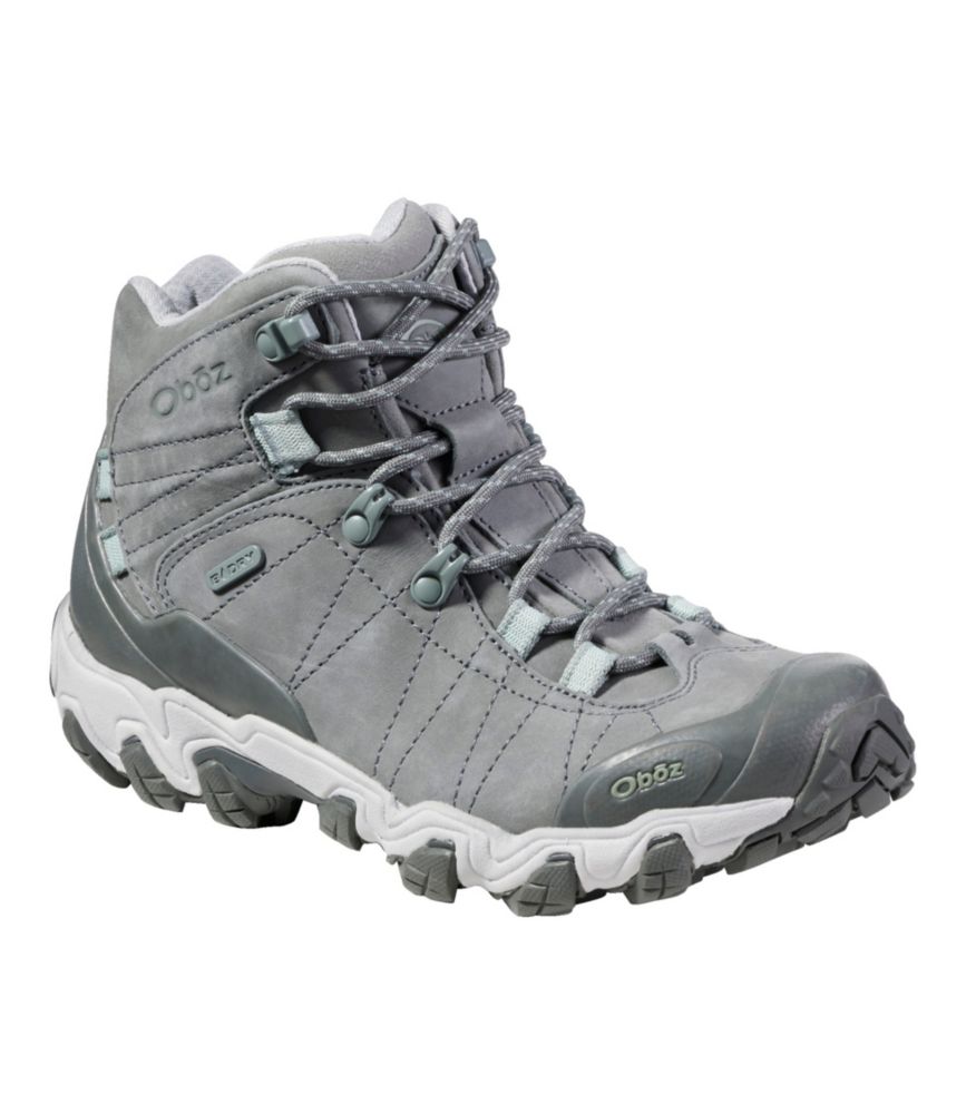 Women's Oboz Bridger Mid B-Dry Hiking Boots, Hazy Gray, small image number 6
