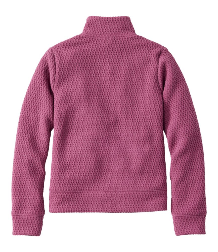 Kids' Ridgeknit Pullover, Quarter-Zip, Antique Green, small image number 4