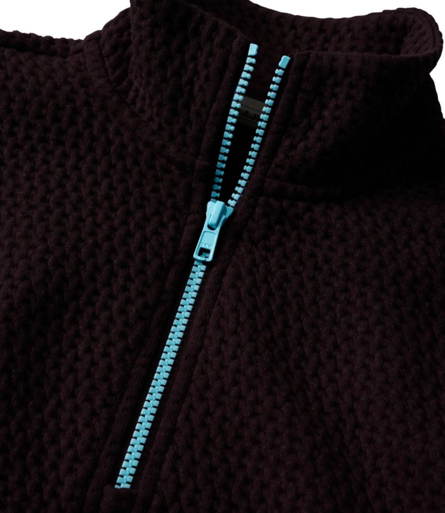 Kids' Ridgeknit Pullover, Quarter-Zip, Antique Green, small image number 5