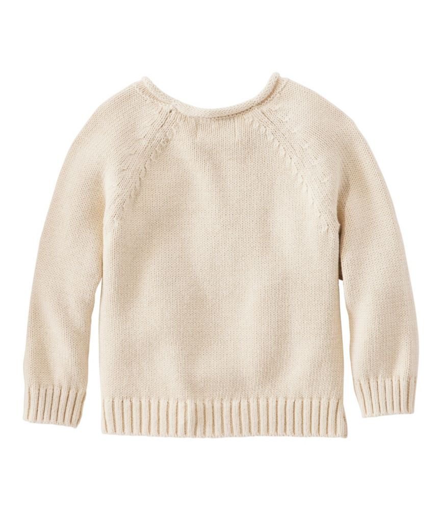 Infants' Cotton Rollneck Sweater, Classic Navy Polar Fairisle, small image number 4