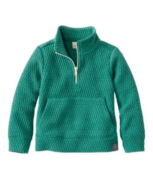 Toddlers' Ridgeknit Pullover, Quarter-Zip, New