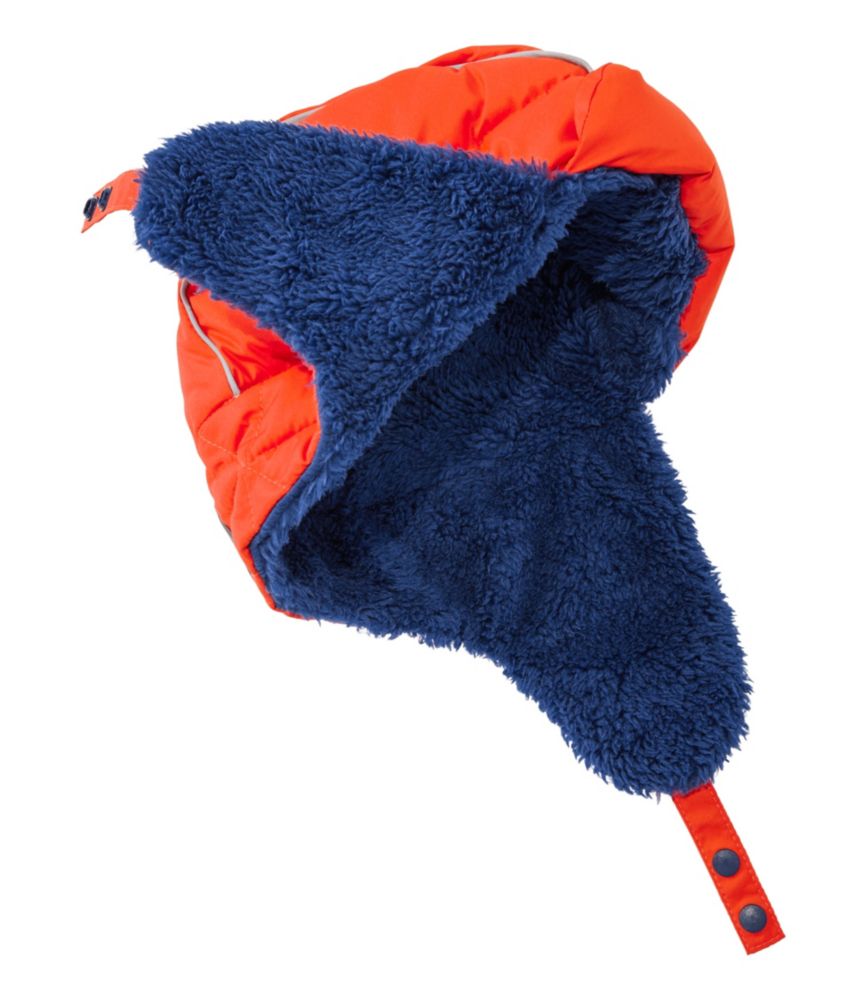 Kids' Bean's Down Cozy Hat, Cobalt Sea Colorblock, small image number 2