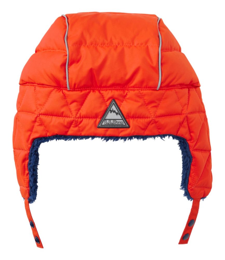 Kids' Bean's Down Cozy Hat, Cobalt Sea Colorblock, small image number 3