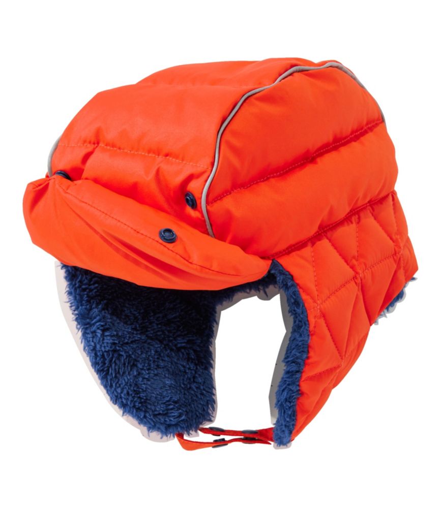Kids' Bean's Down Cozy Hat, Cobalt Sea Colorblock, small image number 4
