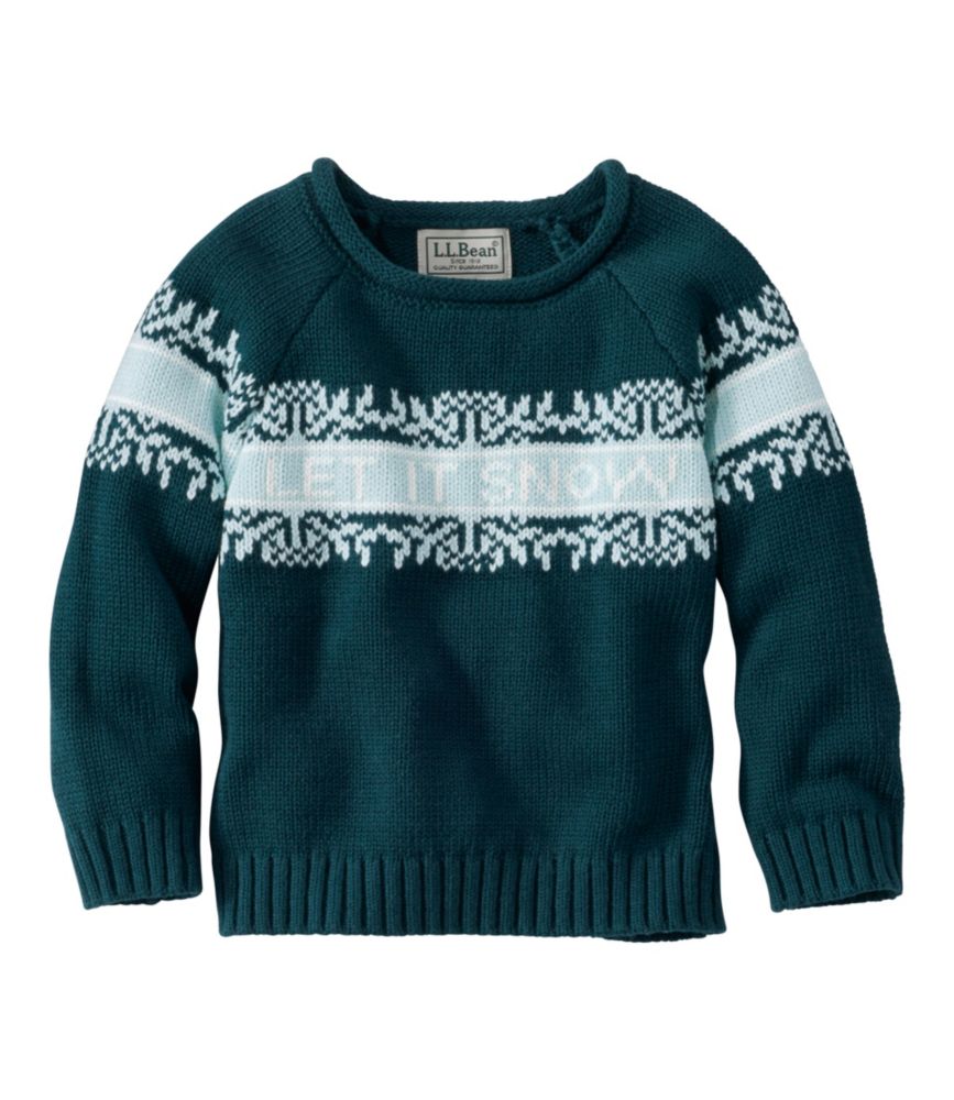 Infants' and Toddlers' Cotton Rollneck Sweater