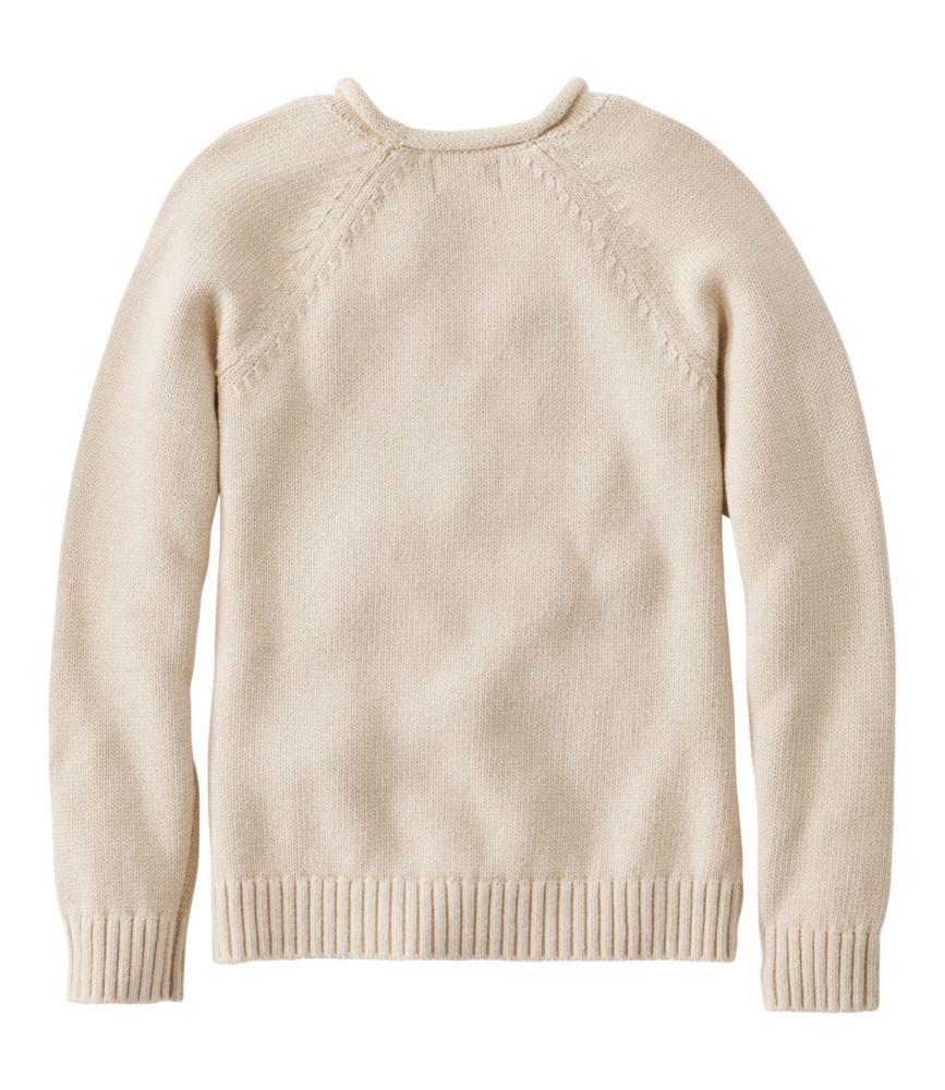 Kids' Cotton Rollneck Sweater, Classic Navy Polar Fairisle, small image number 4