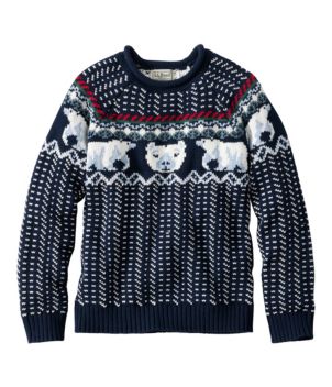 Kids' Cotton Rollneck Sweater, New