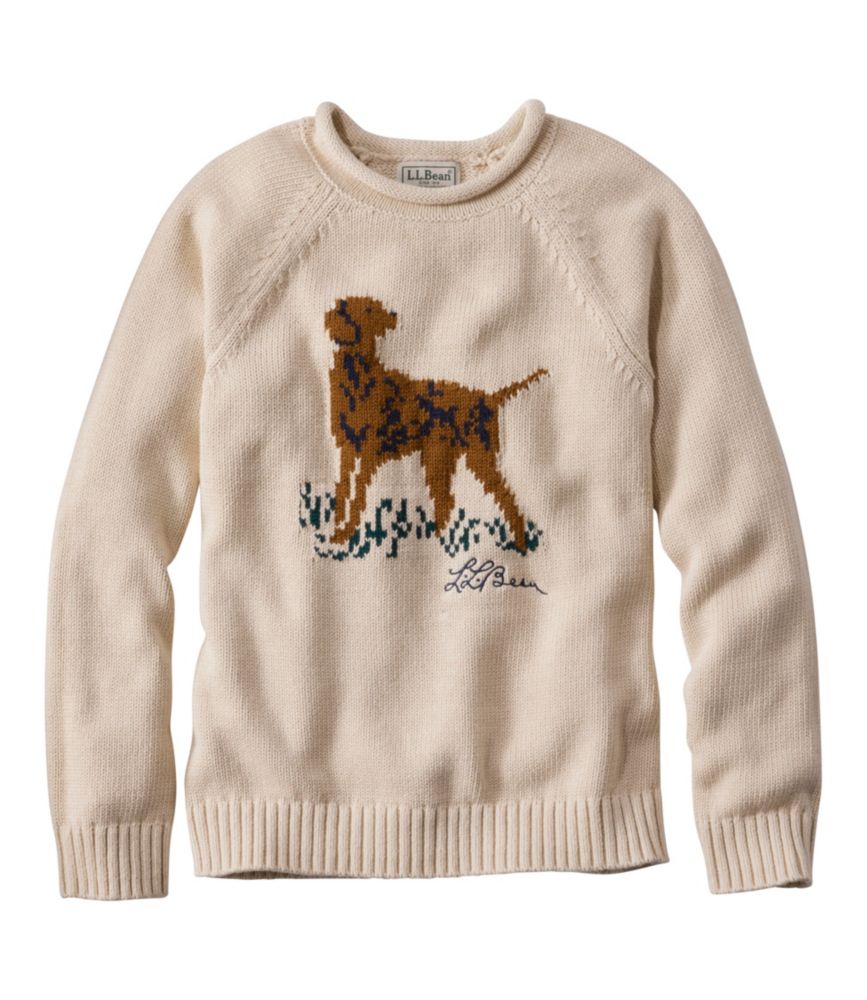 Kids' Cotton Rollneck Sweater