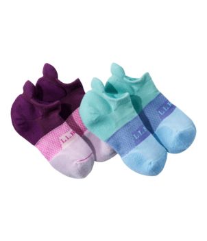Kids' L.L.Bean Athletic Ankle Socks, 2-Pack