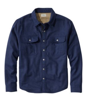 Men's Maine Guide Lightweight Lined Wool Field Shirt, New