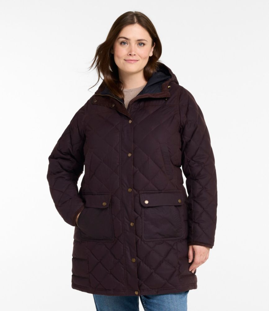 Women's Upcountry Waxed Down Hooded Coat