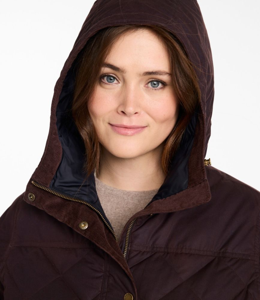 Women's Upcountry Waxed Down Hooded Coat