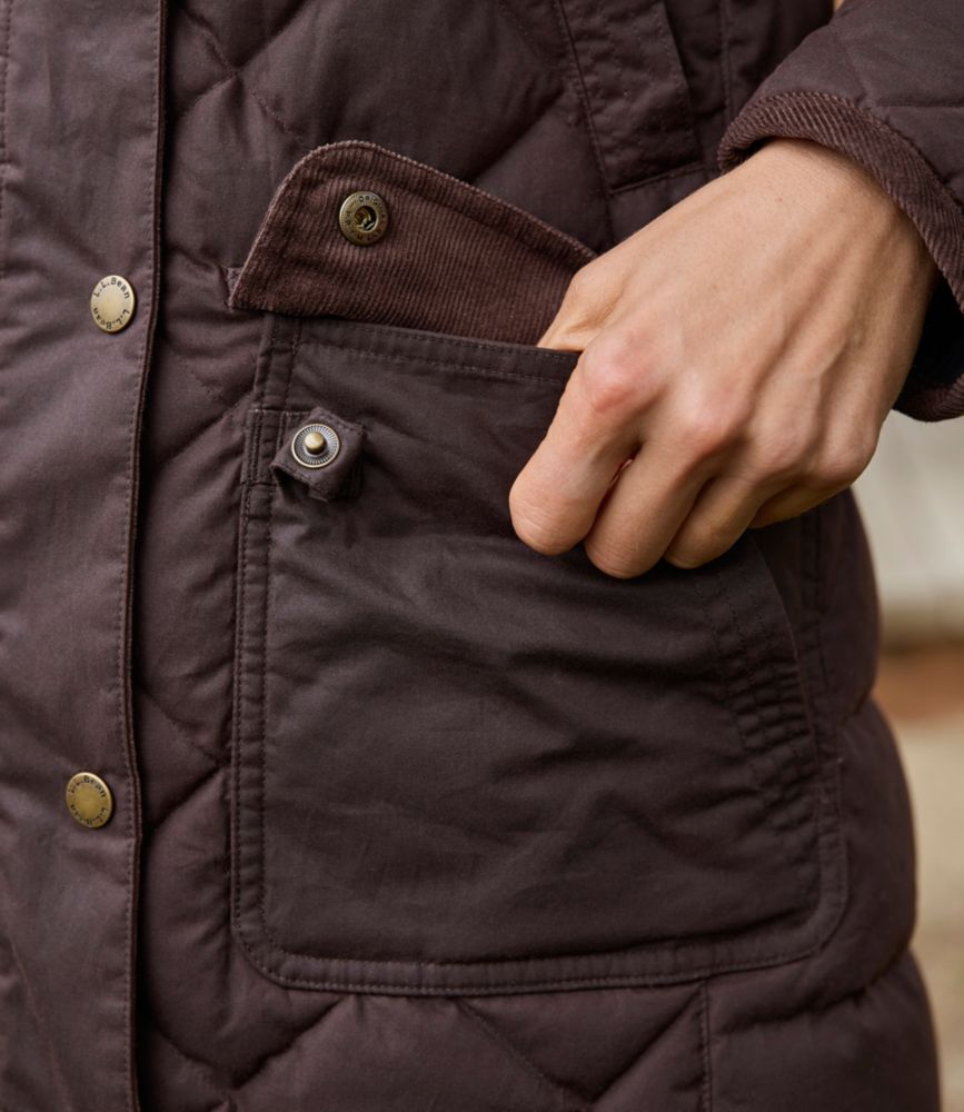 Women's Upcountry Waxed Down Hooded Coat