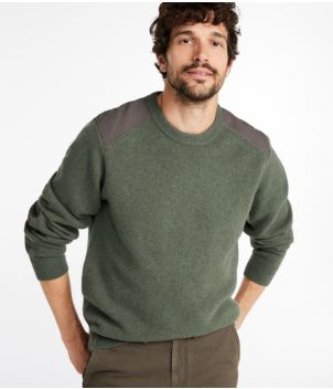 Men's Maine Guide Lightweight Lambswool Sweater, New