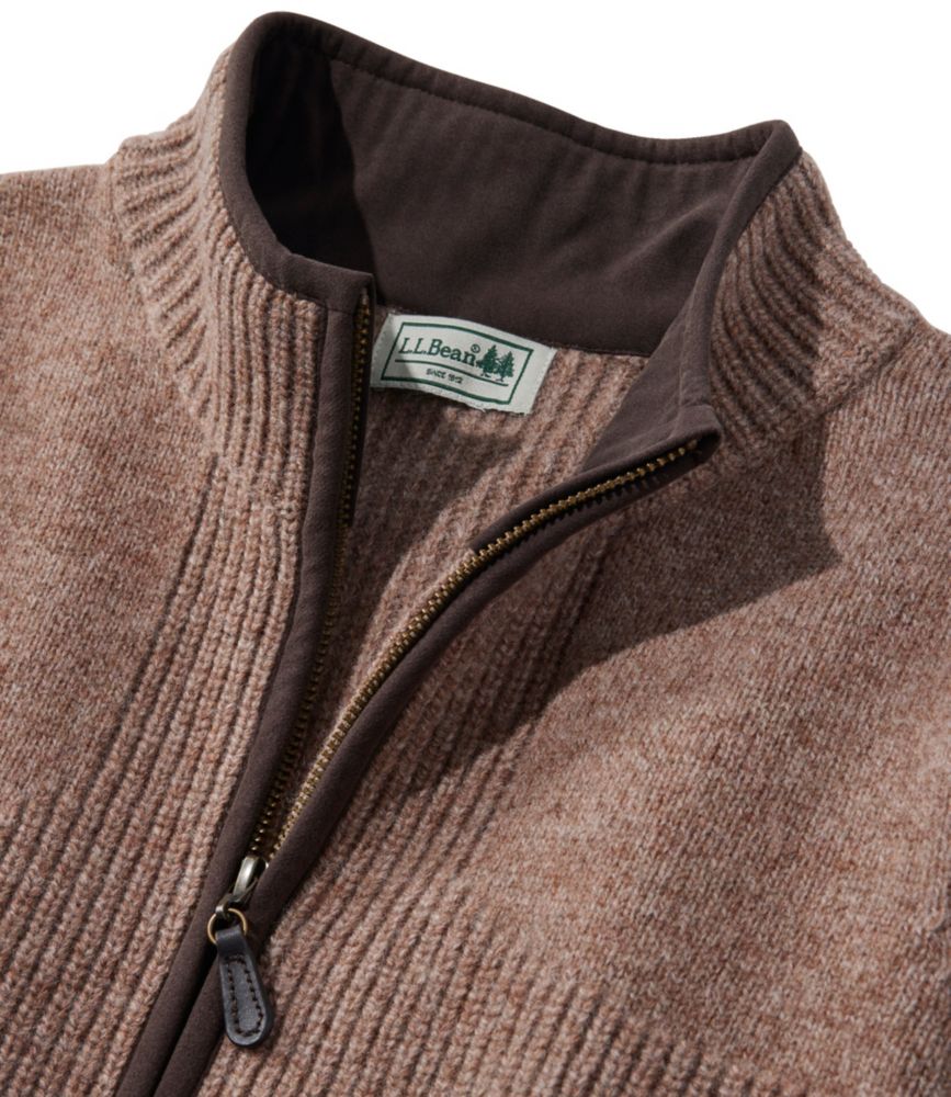 Women's Waterfowl Sweater, Full-Zip, Forest Shadow Heather, small image number 4