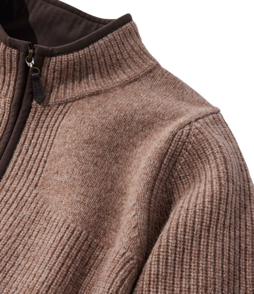 Women's Waterfowl Sweater, Full-Zip, Forest Shadow Heather, small image number 5