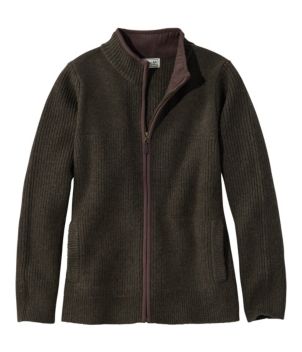 Women's Waterfowl Sweater, Full-Zip, New