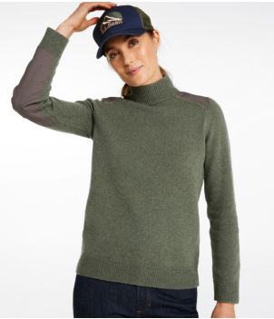 Women's Maine Guide Lightweight Lambswool Sweater, New