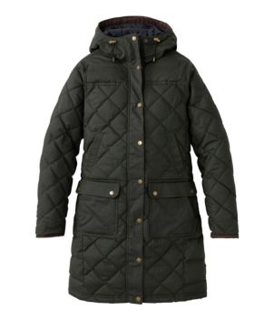 Women's Upcountry Waxed Down Hooded Jacket, New