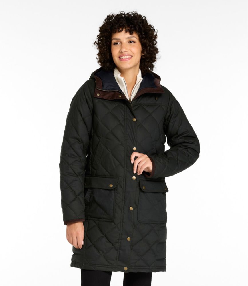 Women's Upcountry Waxed Down Hooded Coat