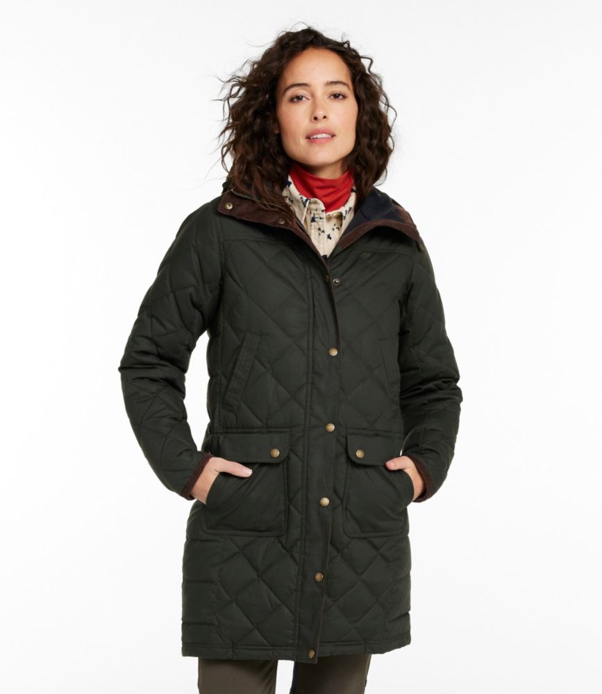 Women's Upcountry Waxed Down Hooded Coat