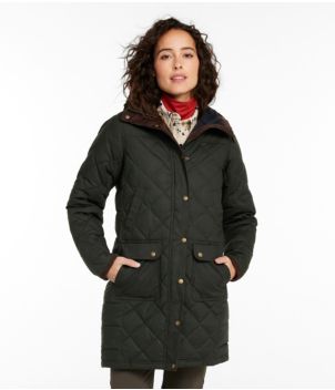 Women's Upcountry Waxed Down Hooded Jacket, New