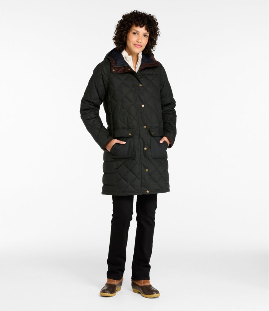 Women's Upcountry Waxed Down Hooded Coat